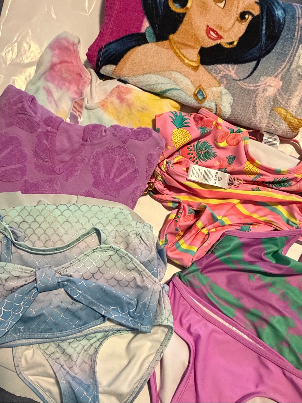 Janie Jack, Polo, Betsy Johnson Girls' Mixed Lot Swim Set Sz 8